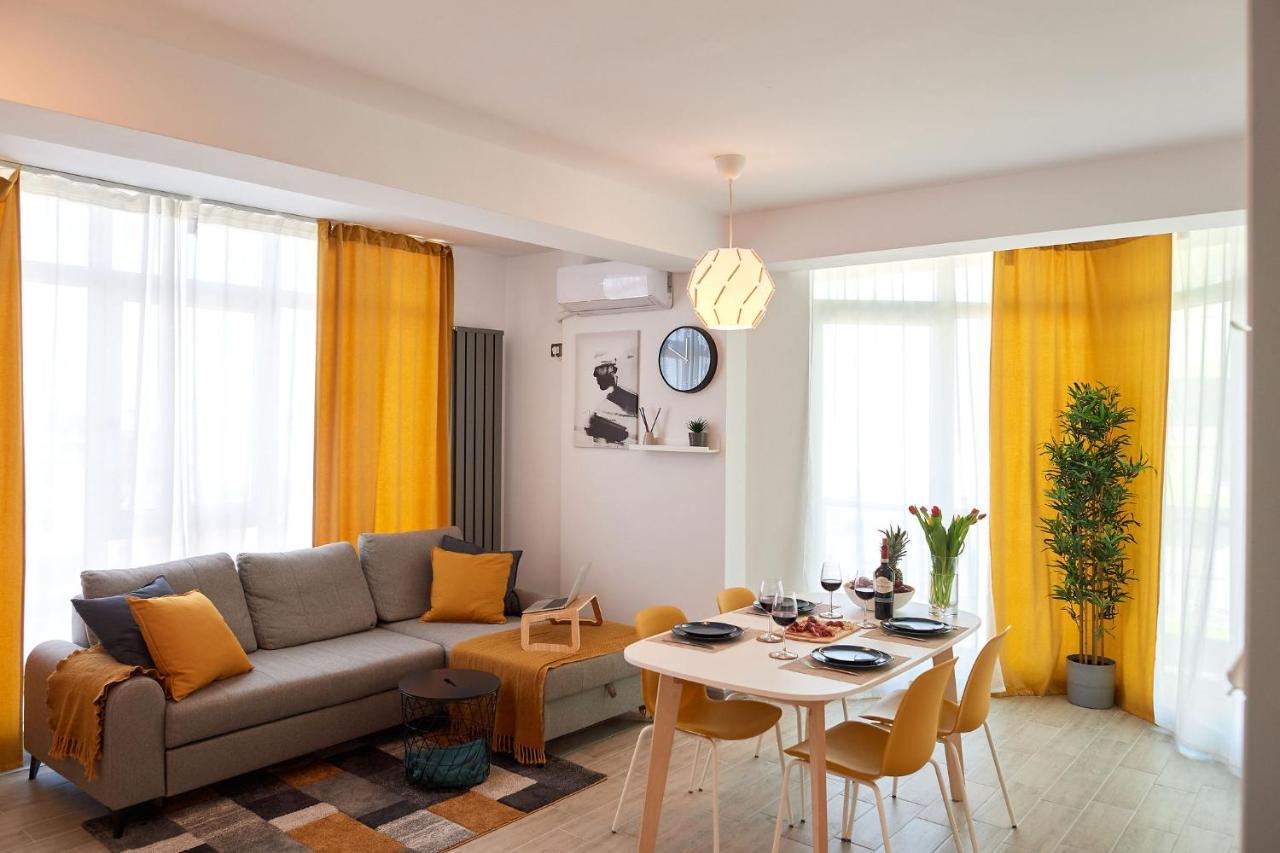 Fineloft Sea View Apartment-Spa N Pools Beach Resort Năvodari Eksteriør bilde